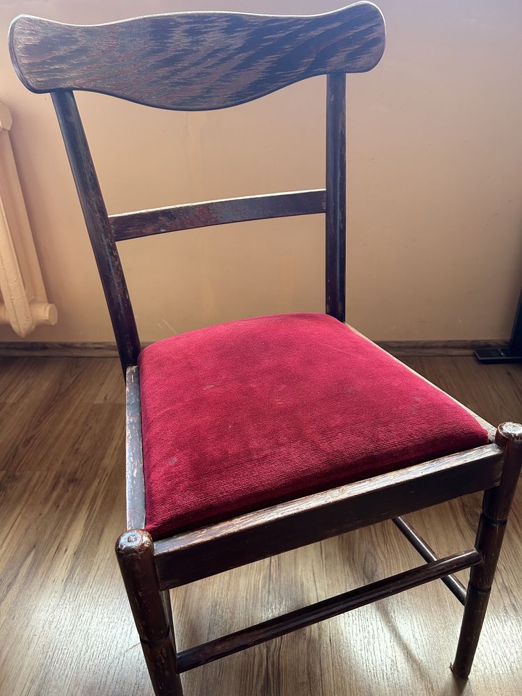 Krzesło typu Thonet Vintage gięte drewniane