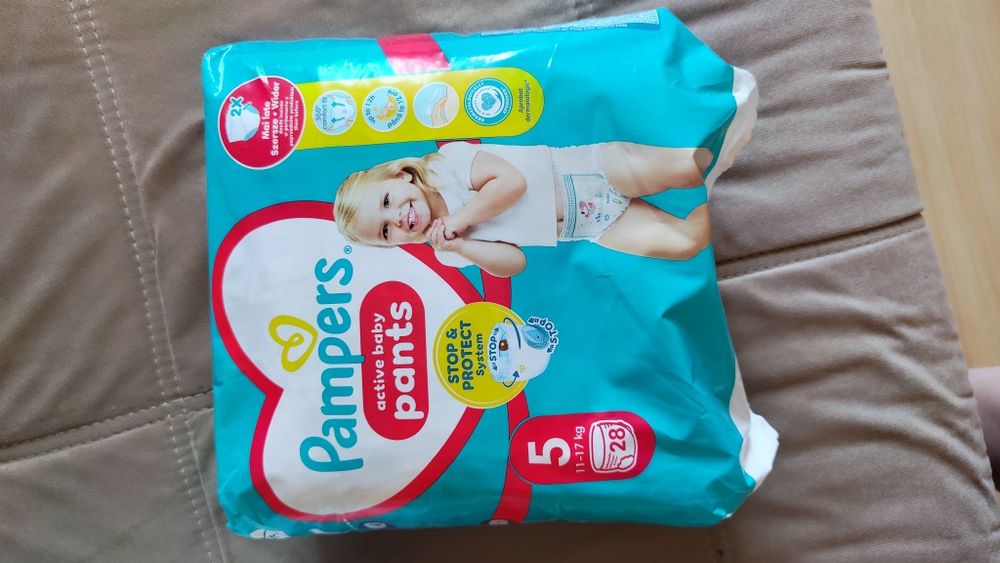 Памперсы-трусики , размер 5