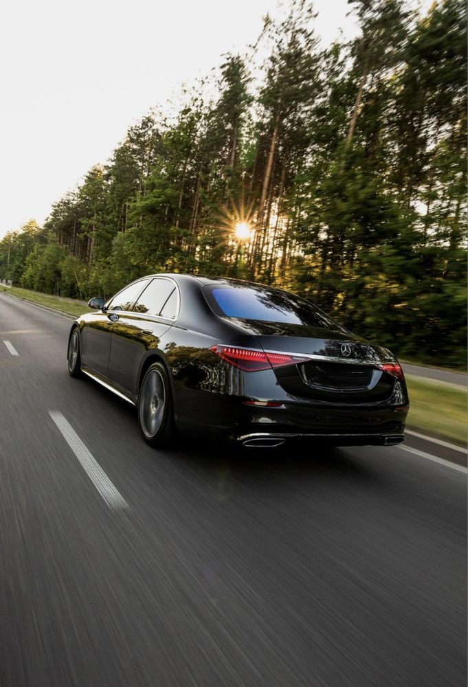Wynajem Mercedes S LONG 2023r Auto na Ślub, Wesele, Przyjęcie