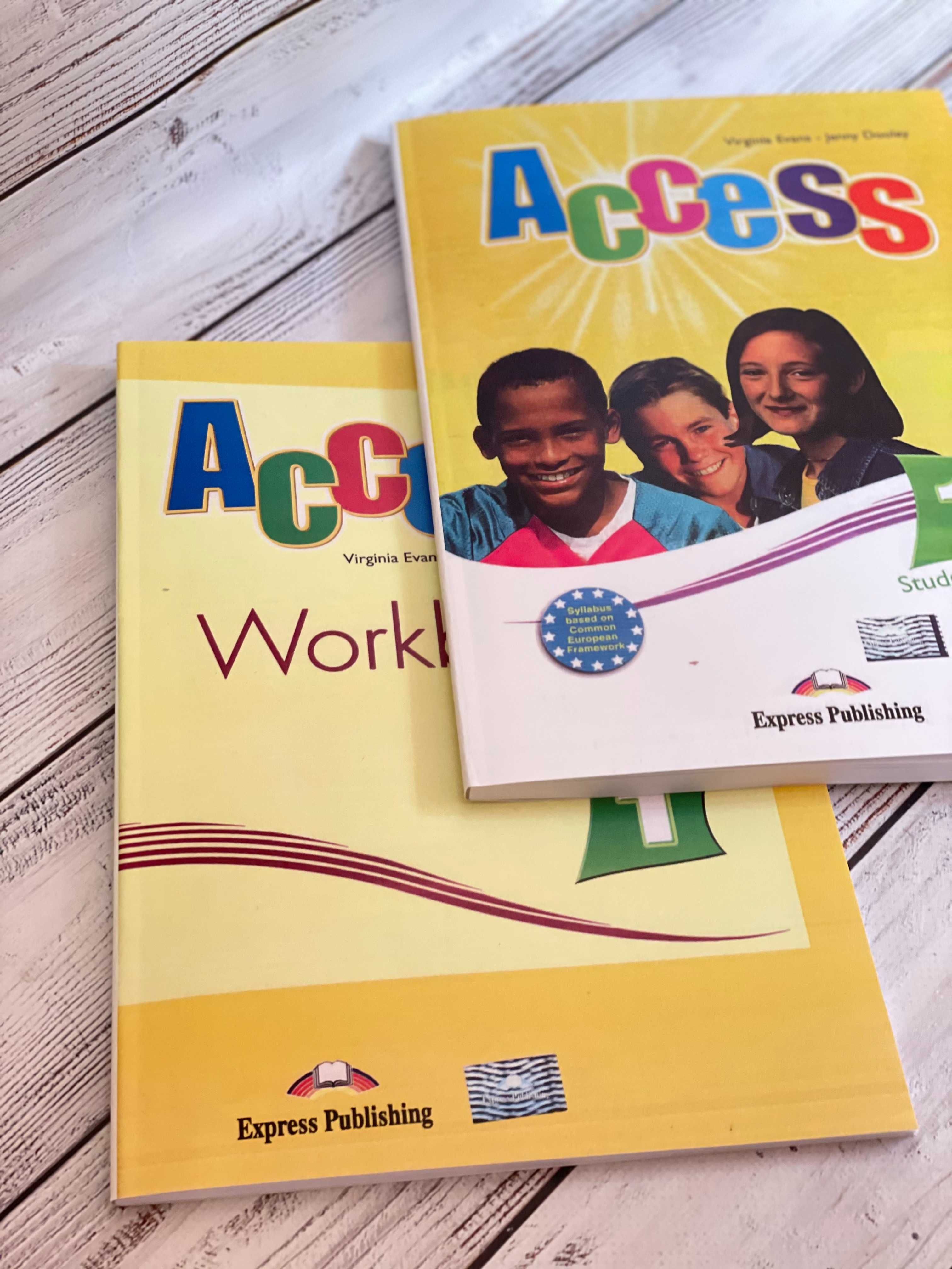 Комплект Access 1, 2, 3, 4 Student's book + Workbook