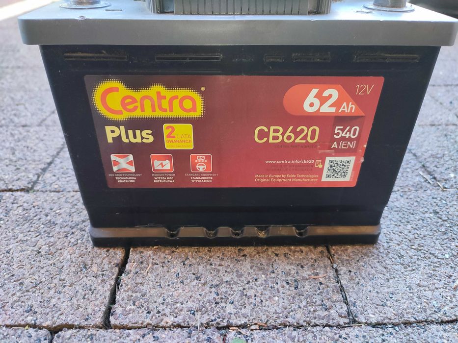 Akumulator 62Ah 540A Centra Plus