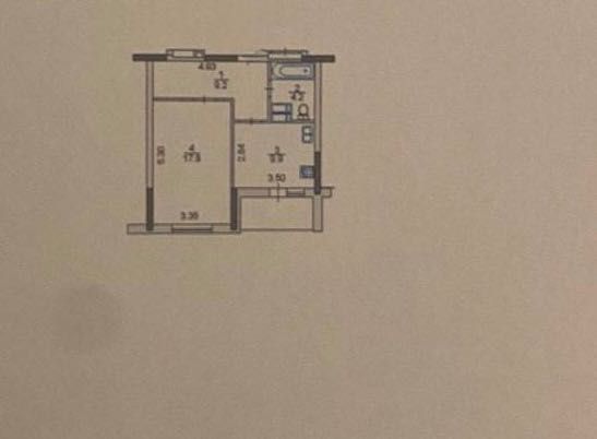 Продаж 1к квартири 42.3 м в ЖК Новомостицько-Замковецький, Данченка 34