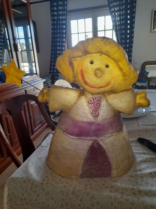 Candeeiro menina em acrílico