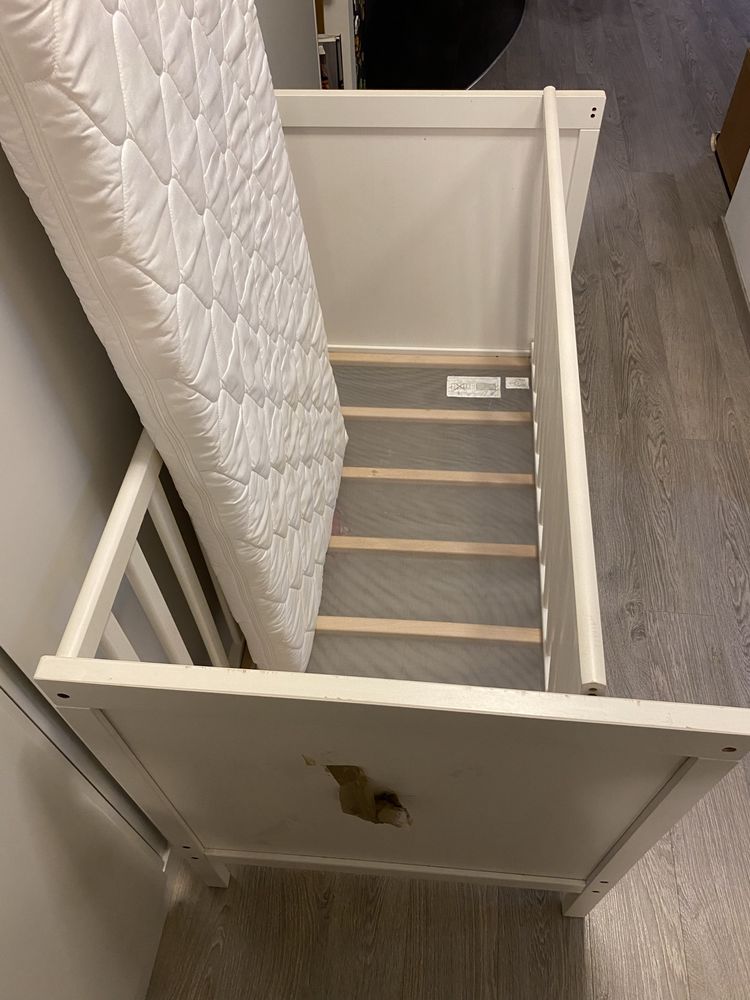 Ikea Sundvik łóżeczko 60x120 plus materac