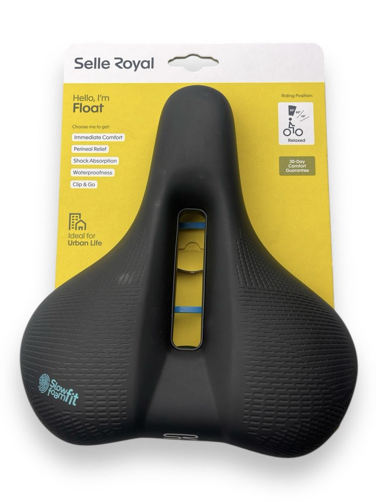 Siodełko rowerowe SELLE ROYAL Float szerokie, z otworem FV / 029-212