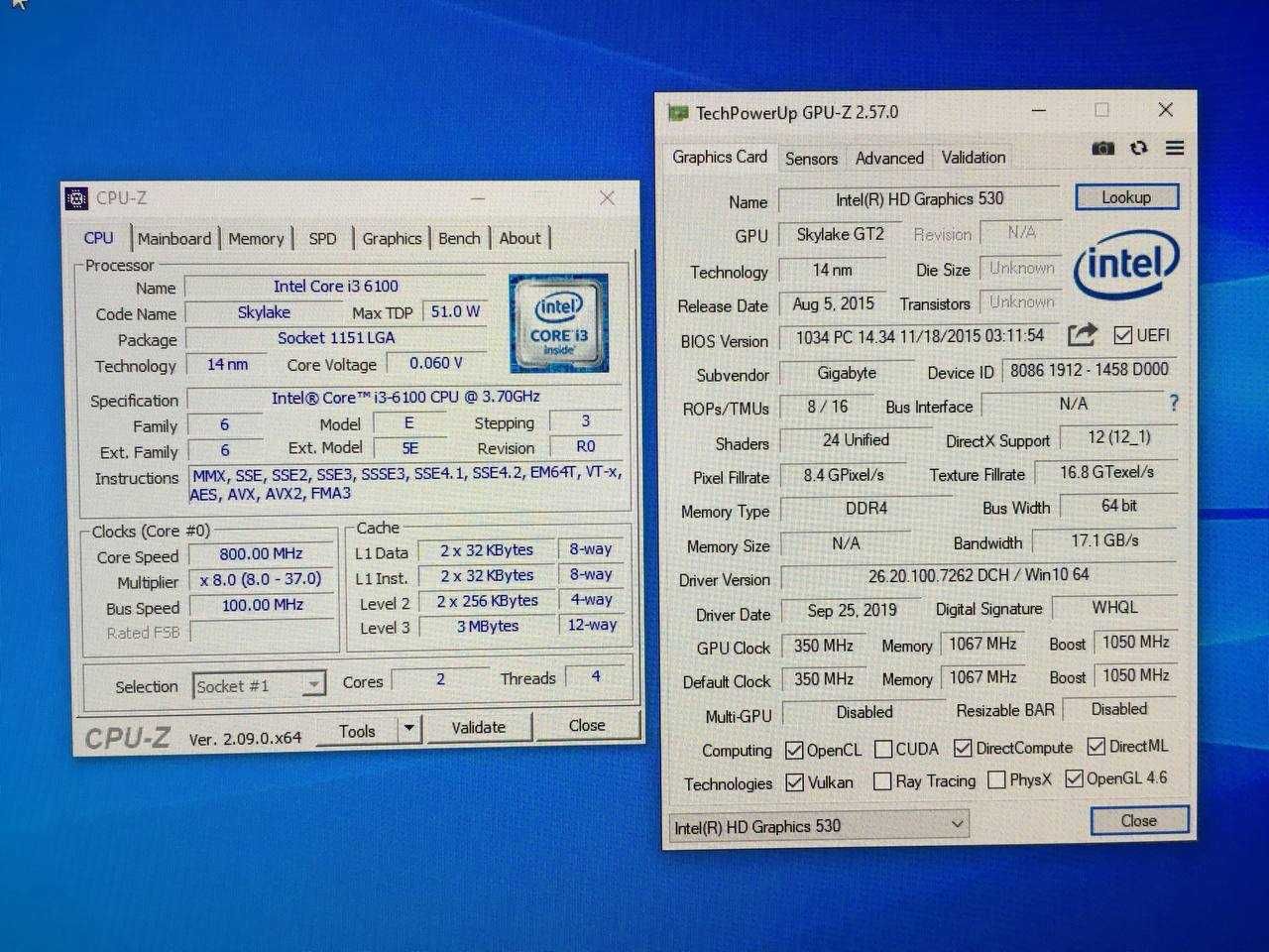 ПК i3 6100, 16gb RAM
