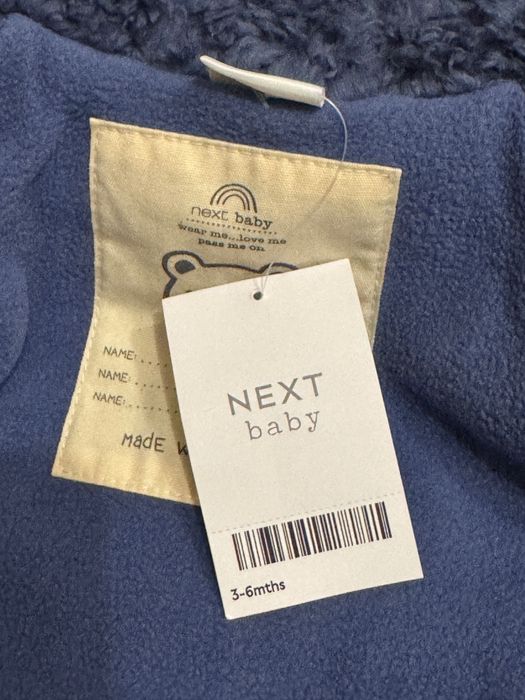 Нова дитяча зимова куртка Next Baby 3-6м 68см