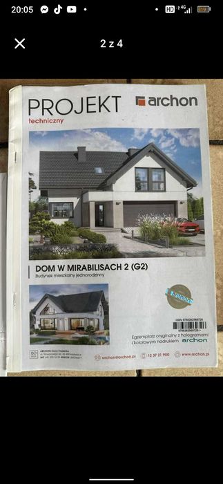 Sprzedam projekt domu  nigdzie nie zgłaszany nie adaptowany.