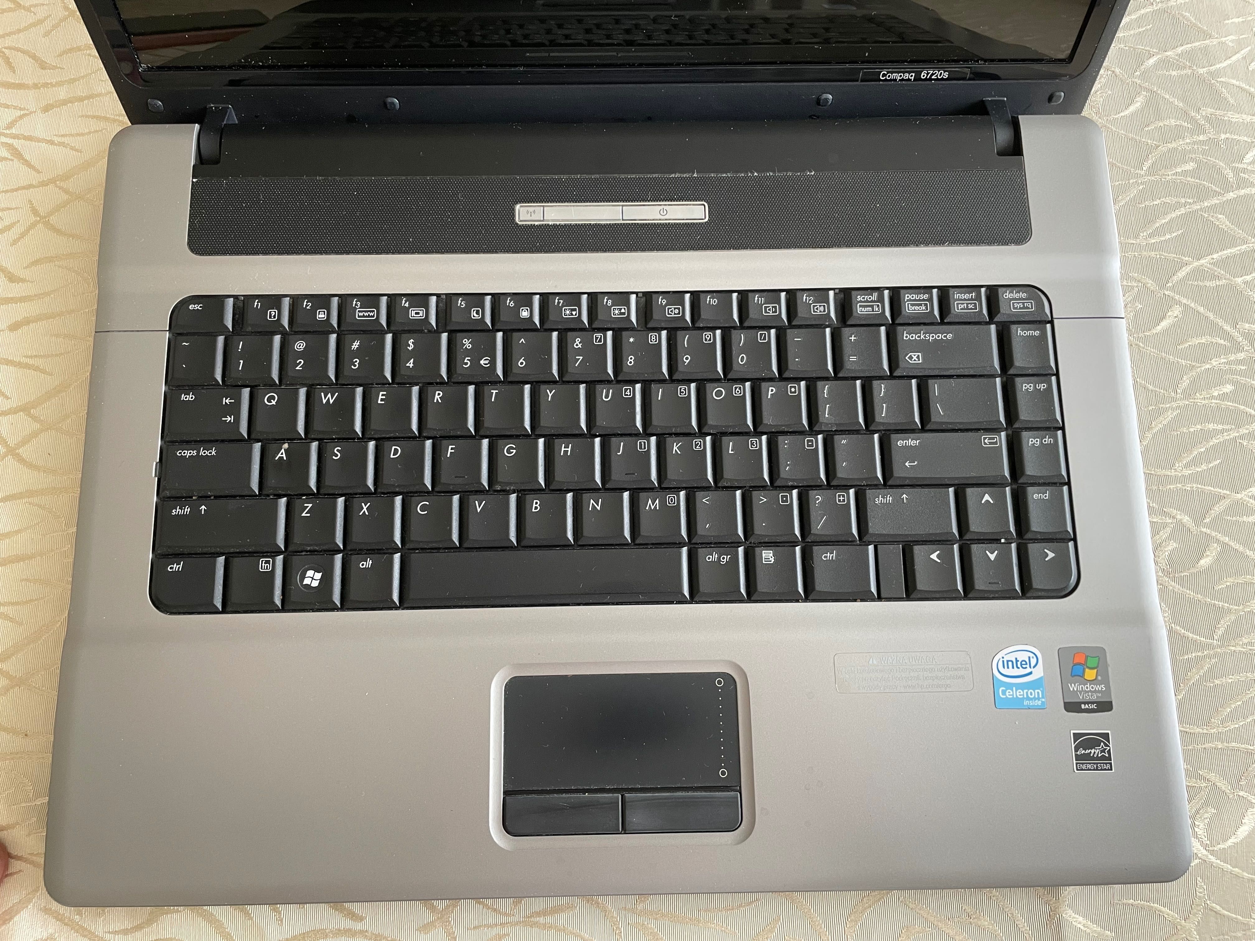 Laptop HP Compaq 6720s na części