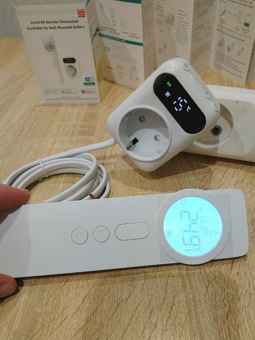 Термостат безпровідний для газових котлів, с дистанційним пультом.