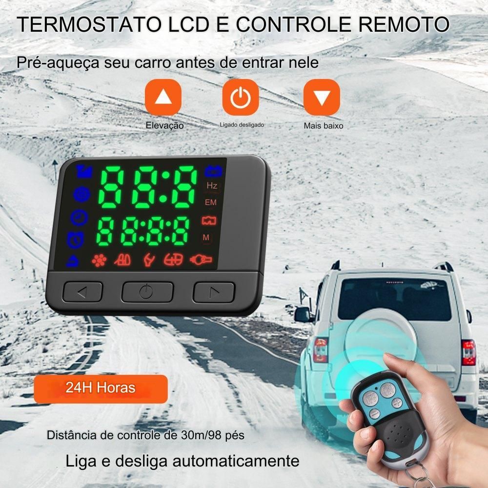 Aquecedor de Ar a Diesel  - 2KW - 12V