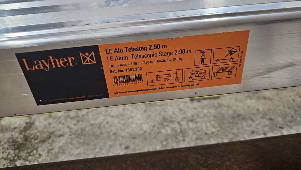 Rusztowanie dekarskie dachowe layher podest konsola podpora