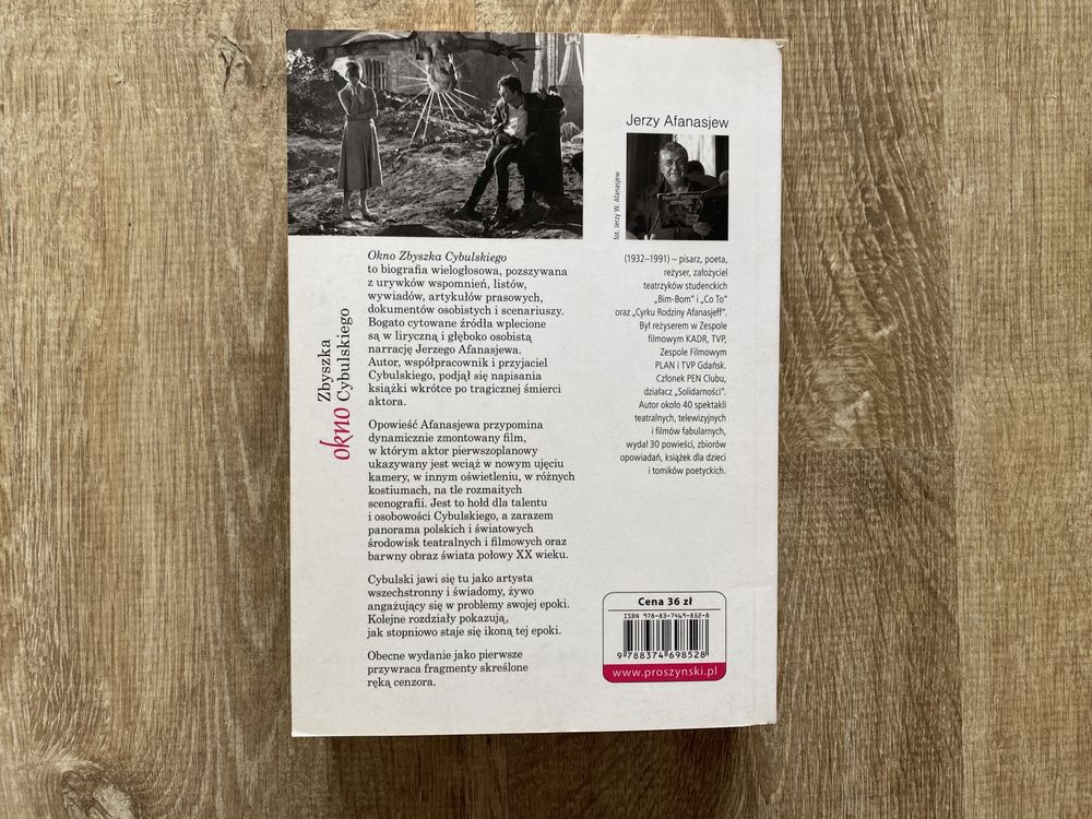 Okno Zbyszka Cybulskiego - Jerzy Afanasjew