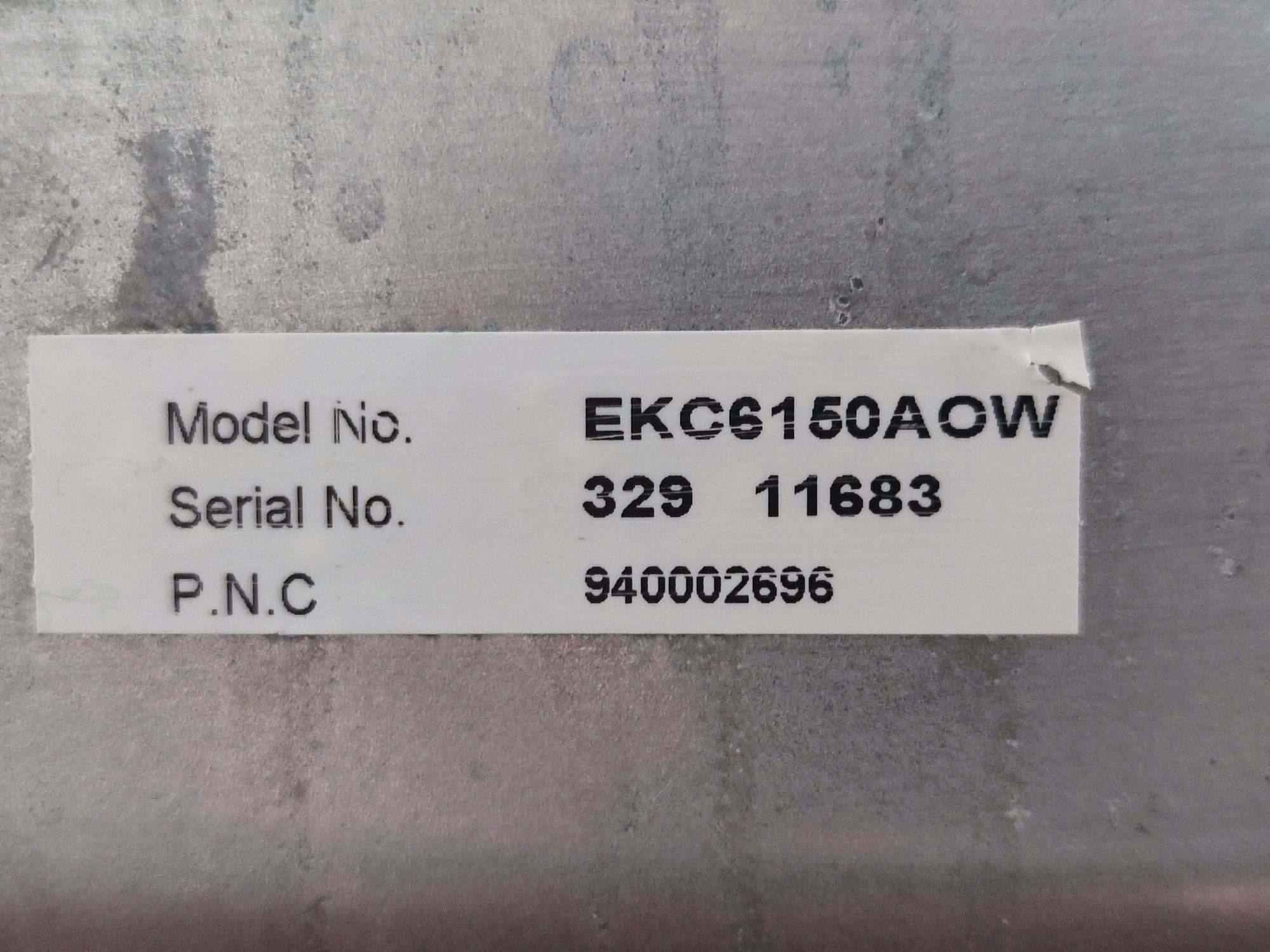 Електро плита electrolux ekc 6150 aow