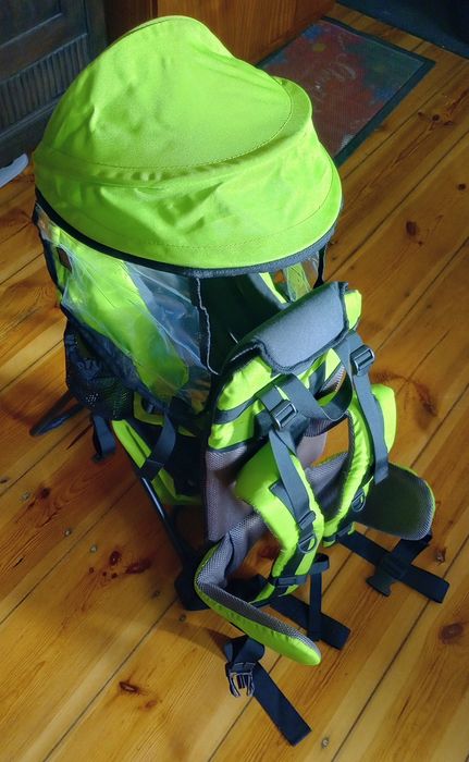 Lekkie Nosidełko Turystyczne Fillikid – Daszek, Folia, Stan BDB!