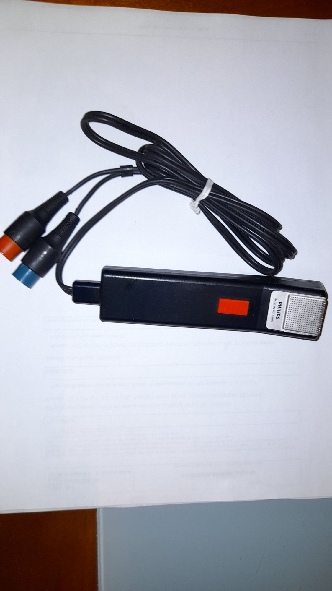 Microfone Philips antigo