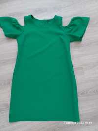 Elegancja zielona sukienka M