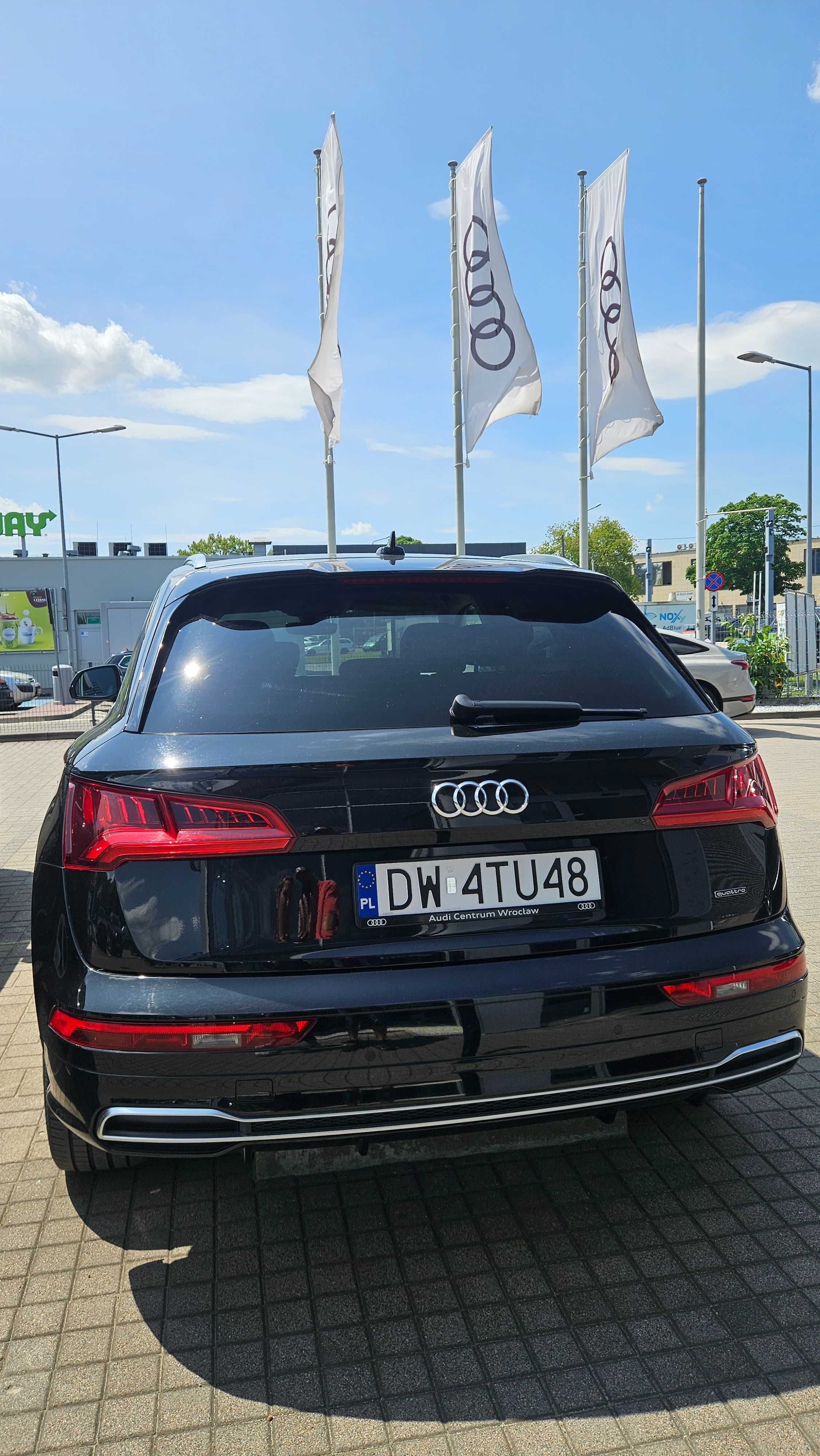 Audi Q5 Salon Polska 2019 S Line Quattro Skóra Faktura Vat cena Brutto