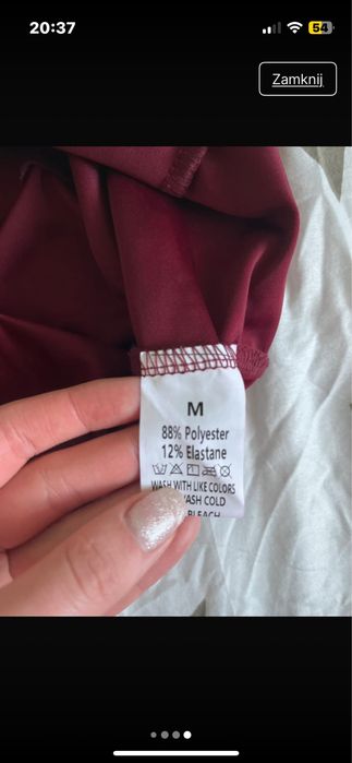 Nowa sukienka skórzana M