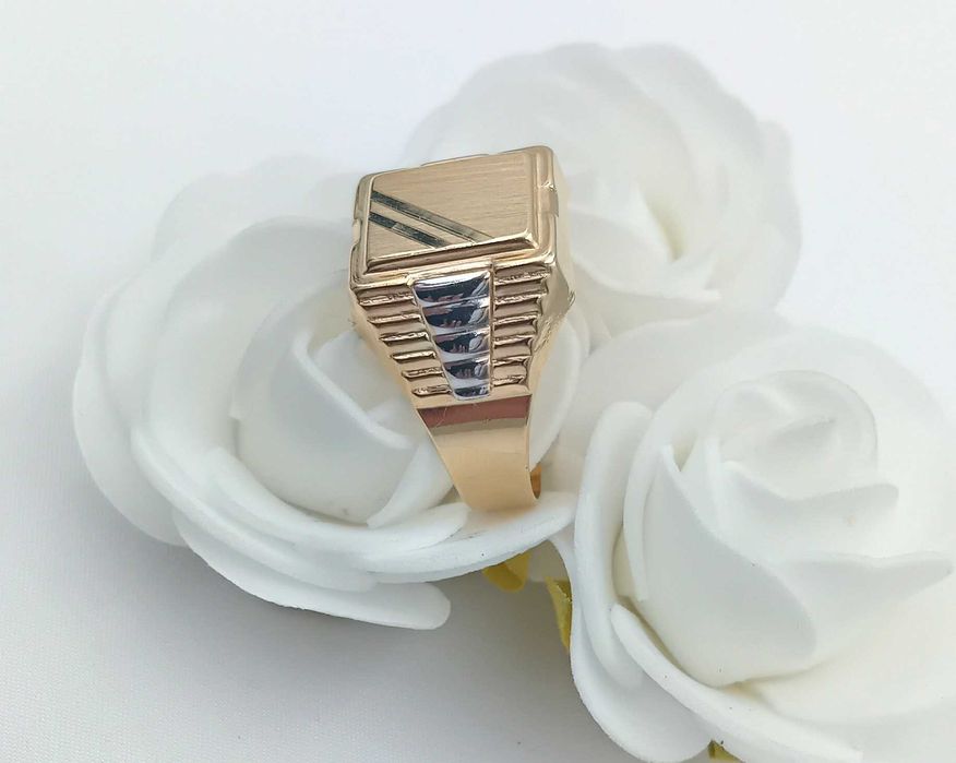 Złoty Pierścień Sygnet rozmiar 28 próba 585 NOWY/Fajne Okazje Radomsko