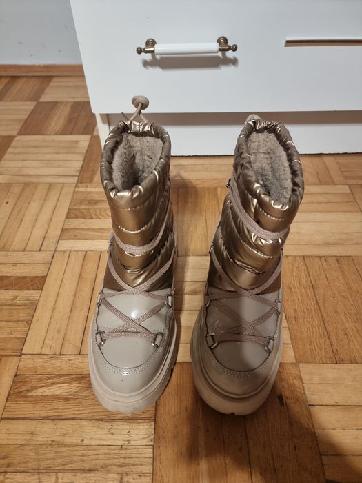 Śniegowce beżowe Lasocki 36