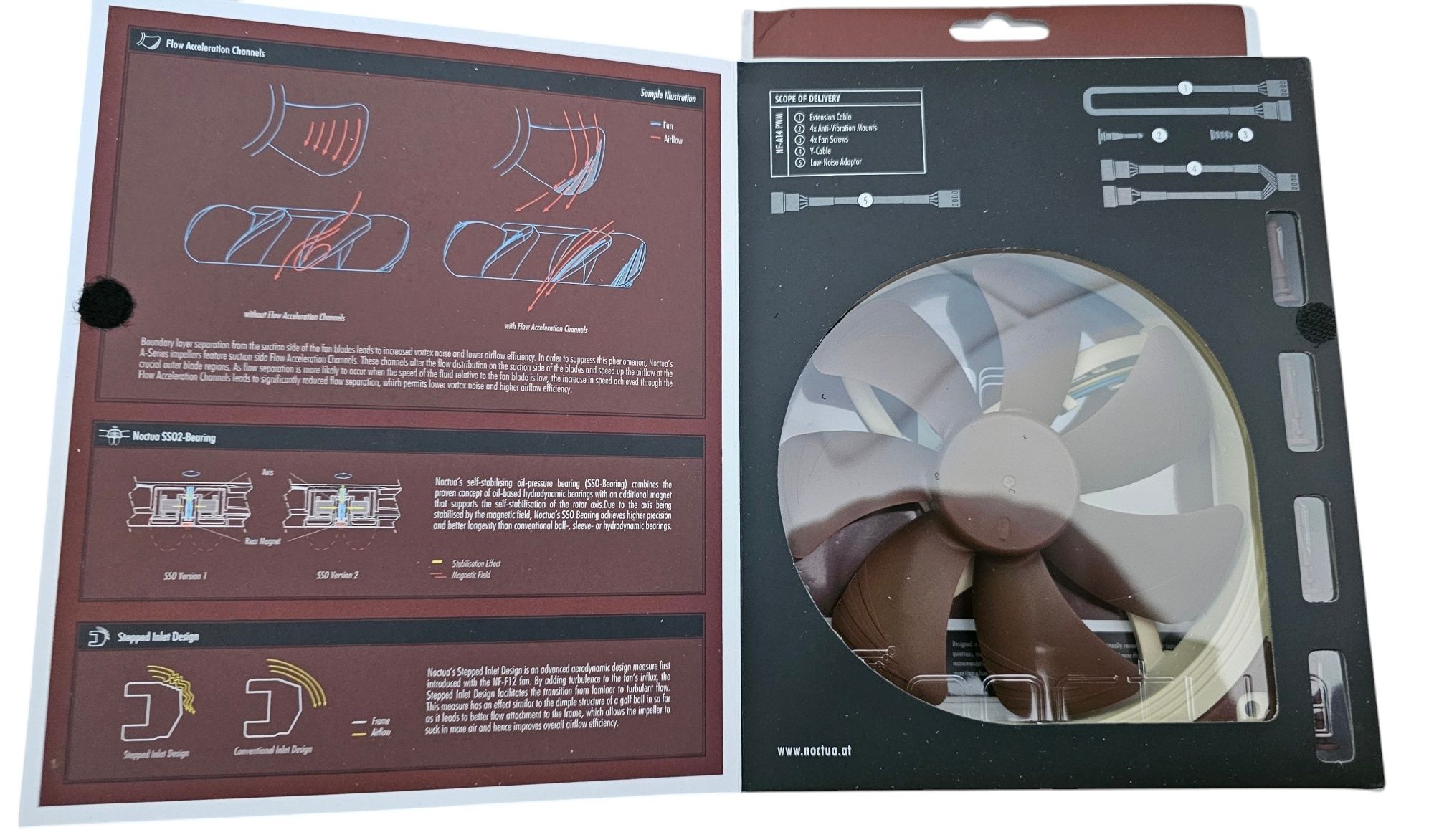 Wentylator Noctua NF-A14 PWM 140mm Beżowy