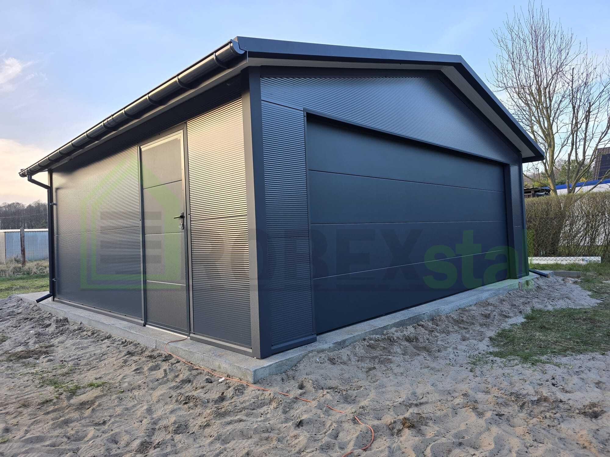 Garaż ocieplany z płyty warstwowej 6.3x5.5 do 35m2 MONTAŻ CAŁY KRAJ