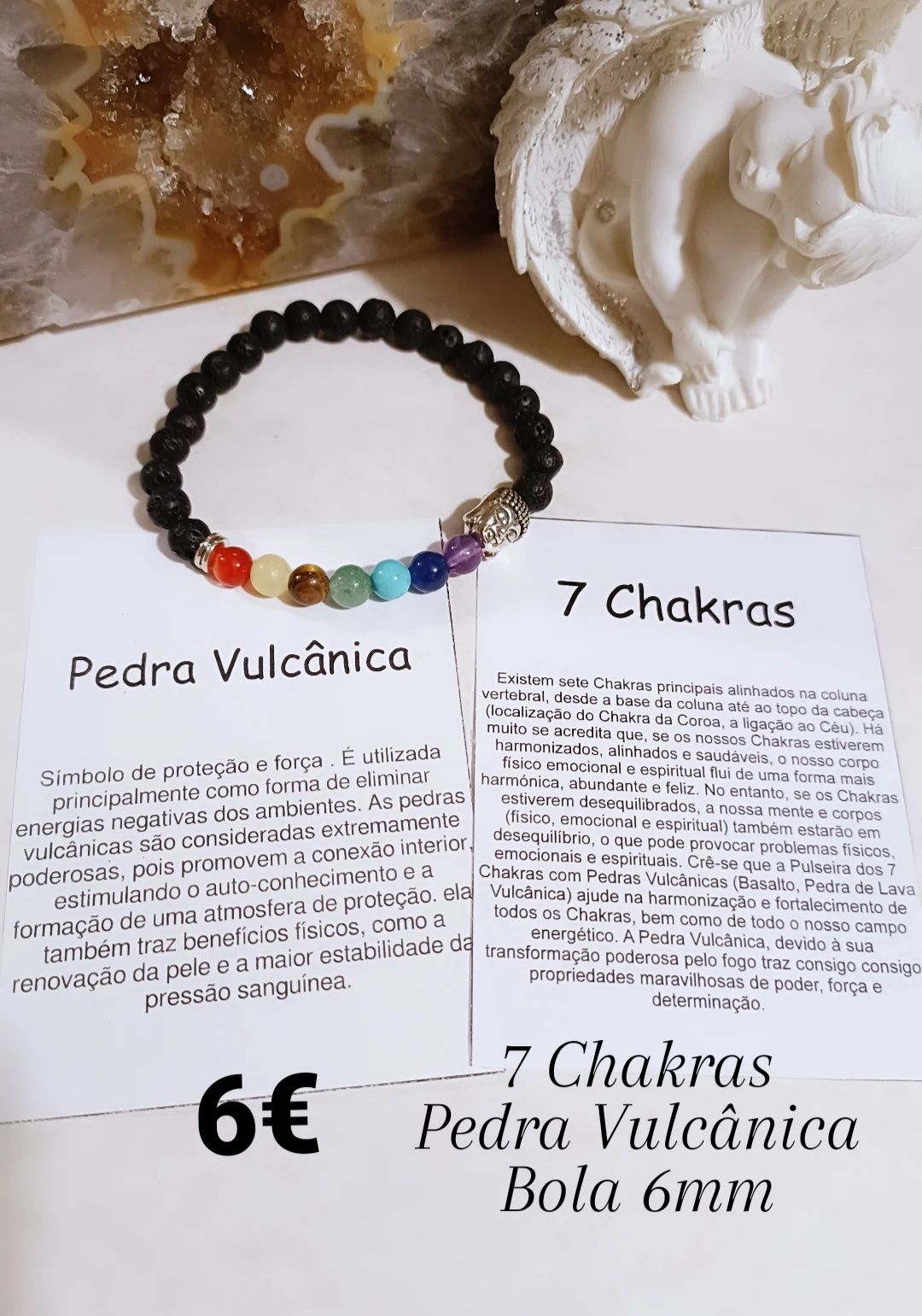 Pulseiras em pedra Naturais