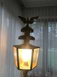 Lampa na zewnątrz lub do pokoju z bryczki