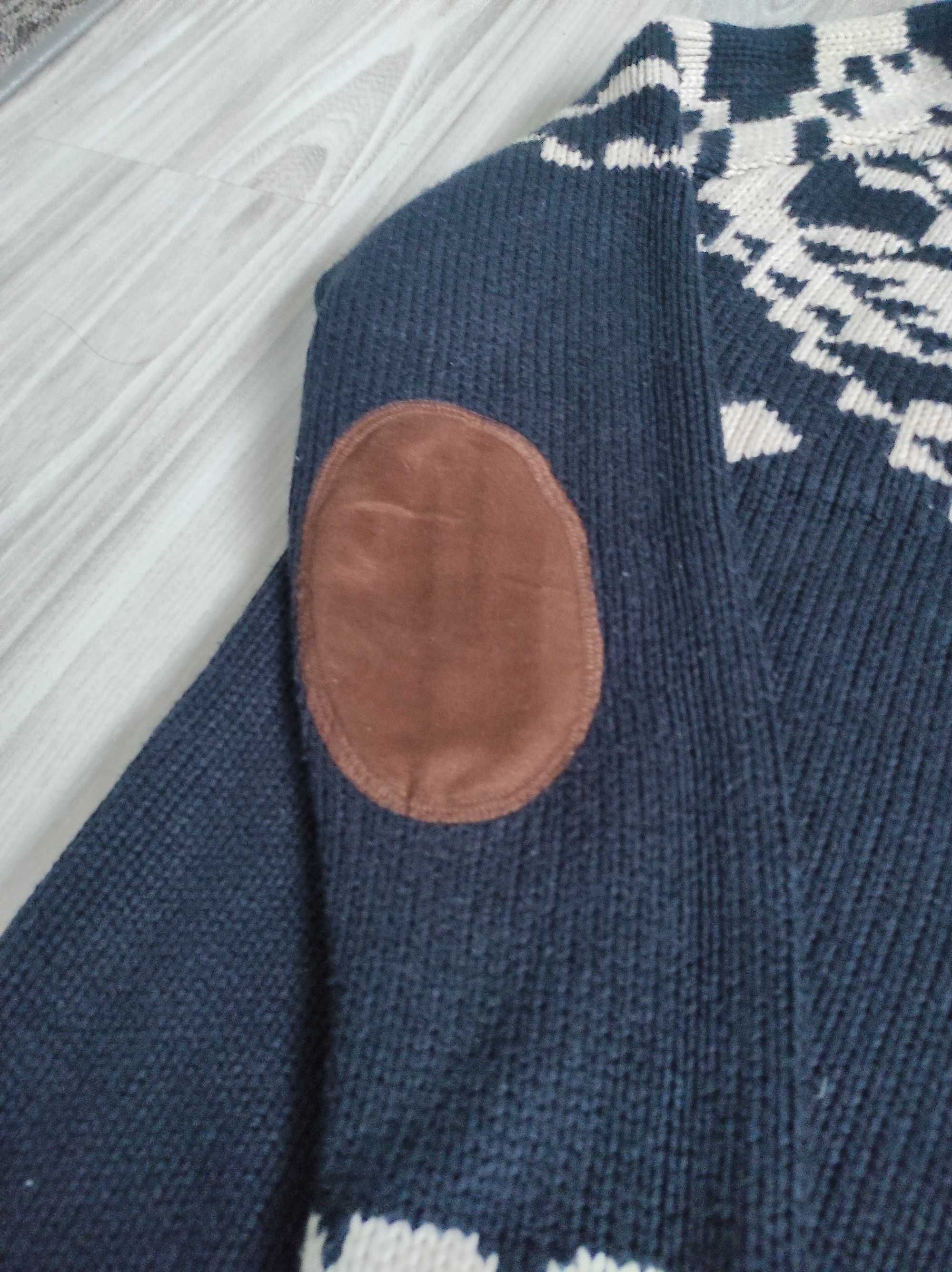 Sweter męski ciepły L