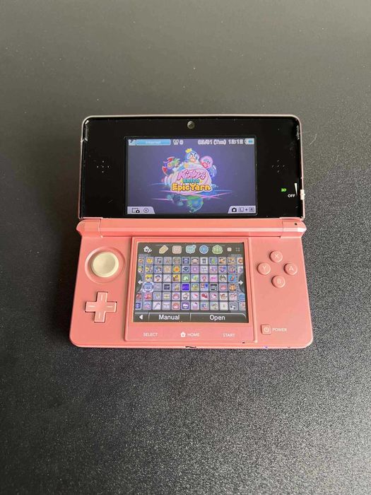 Nintendo 3DS Rosa com 100+ Jogos