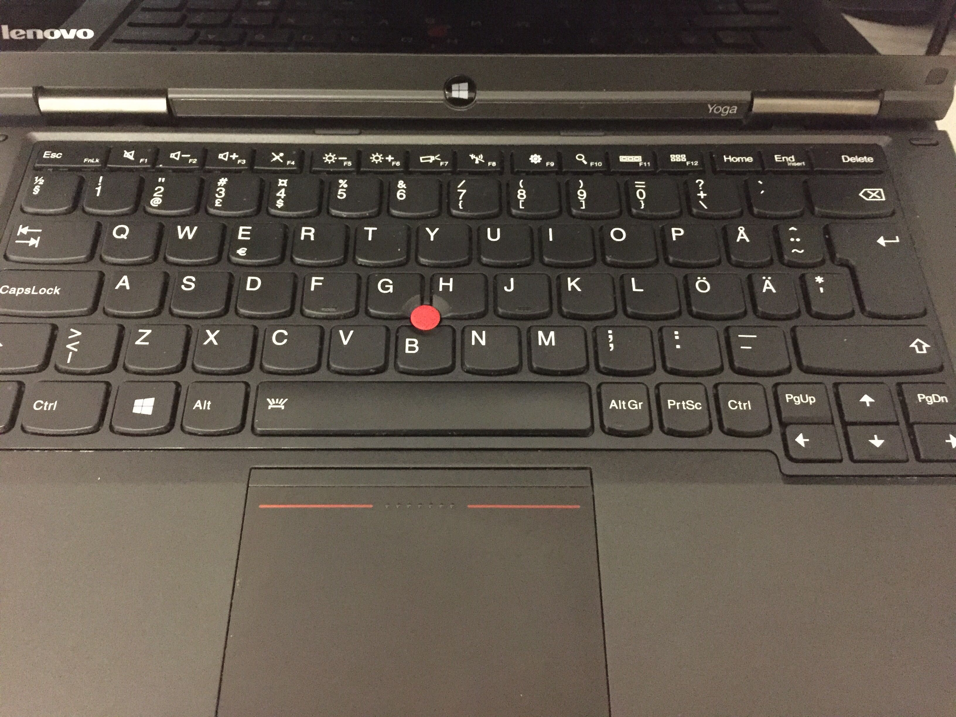 Laptop Yoga ThinkPad Type 20C0 na części