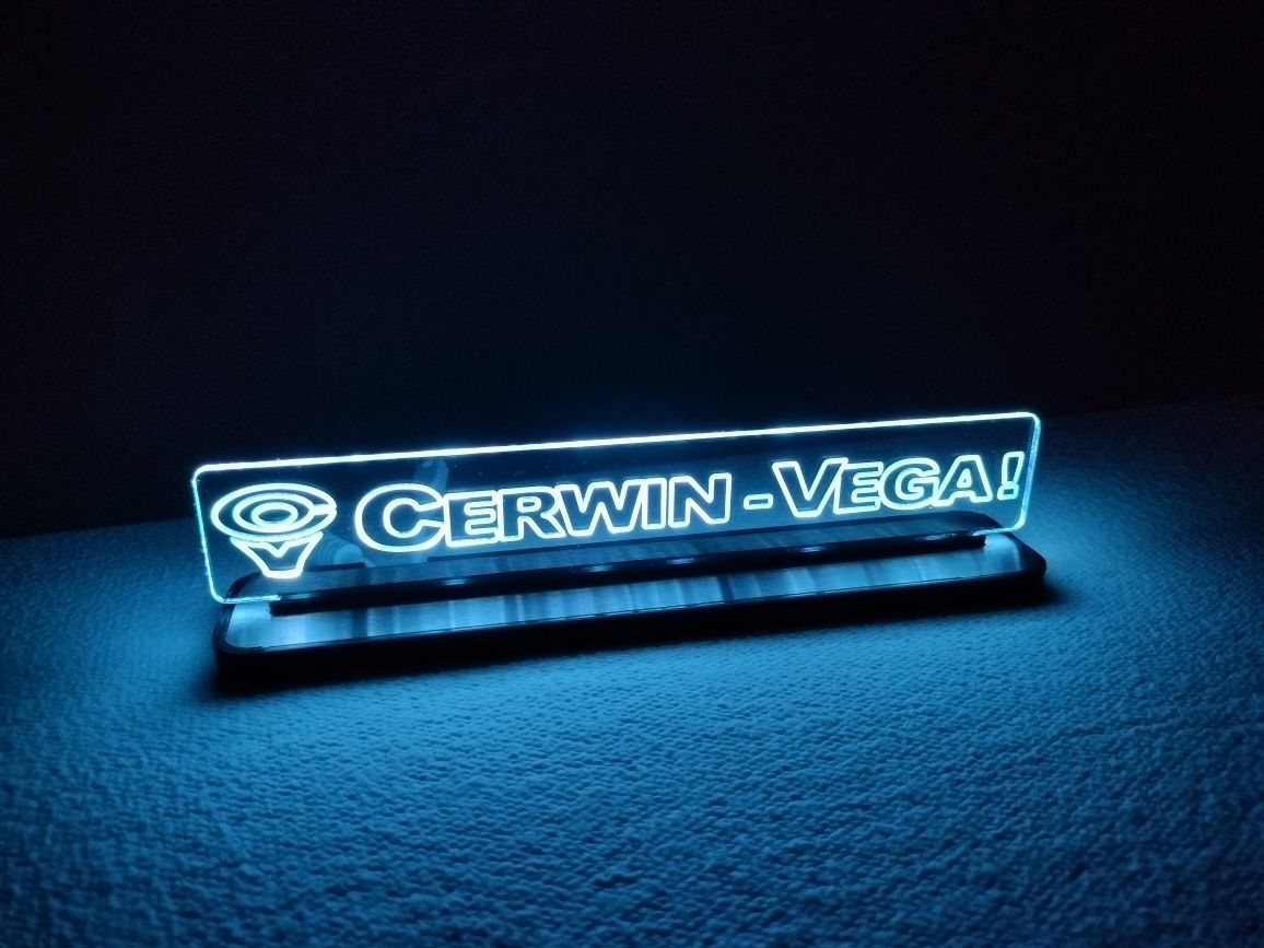 Cerwin-vega, logo, lampka led