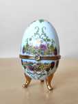 Vintage! Szkatulka porcelanowa Jajko.