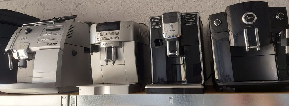 DeLonghi Magnifica S. Philips. Jura