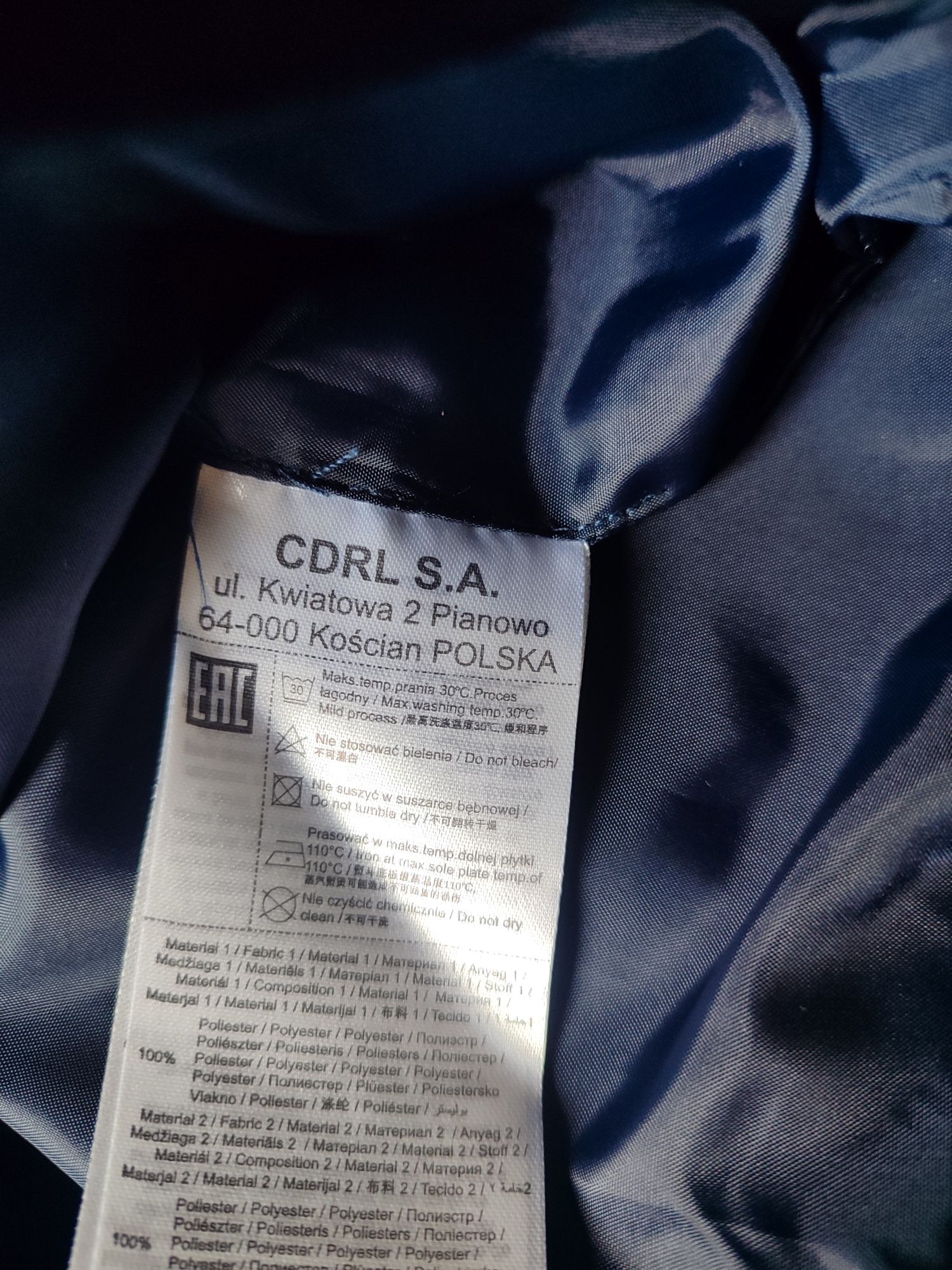 COCCODRILO spódniczka granatowa pikowana jak NOWA 134