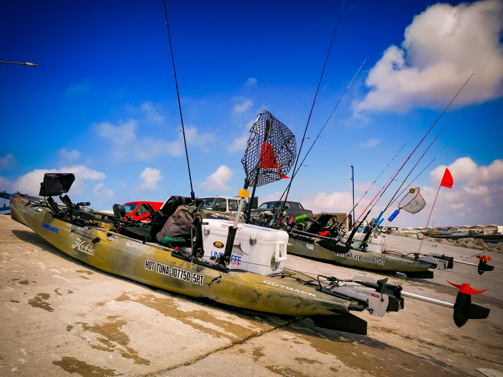 Kayak Hobie Outback + motor Torqueedo 403 AC