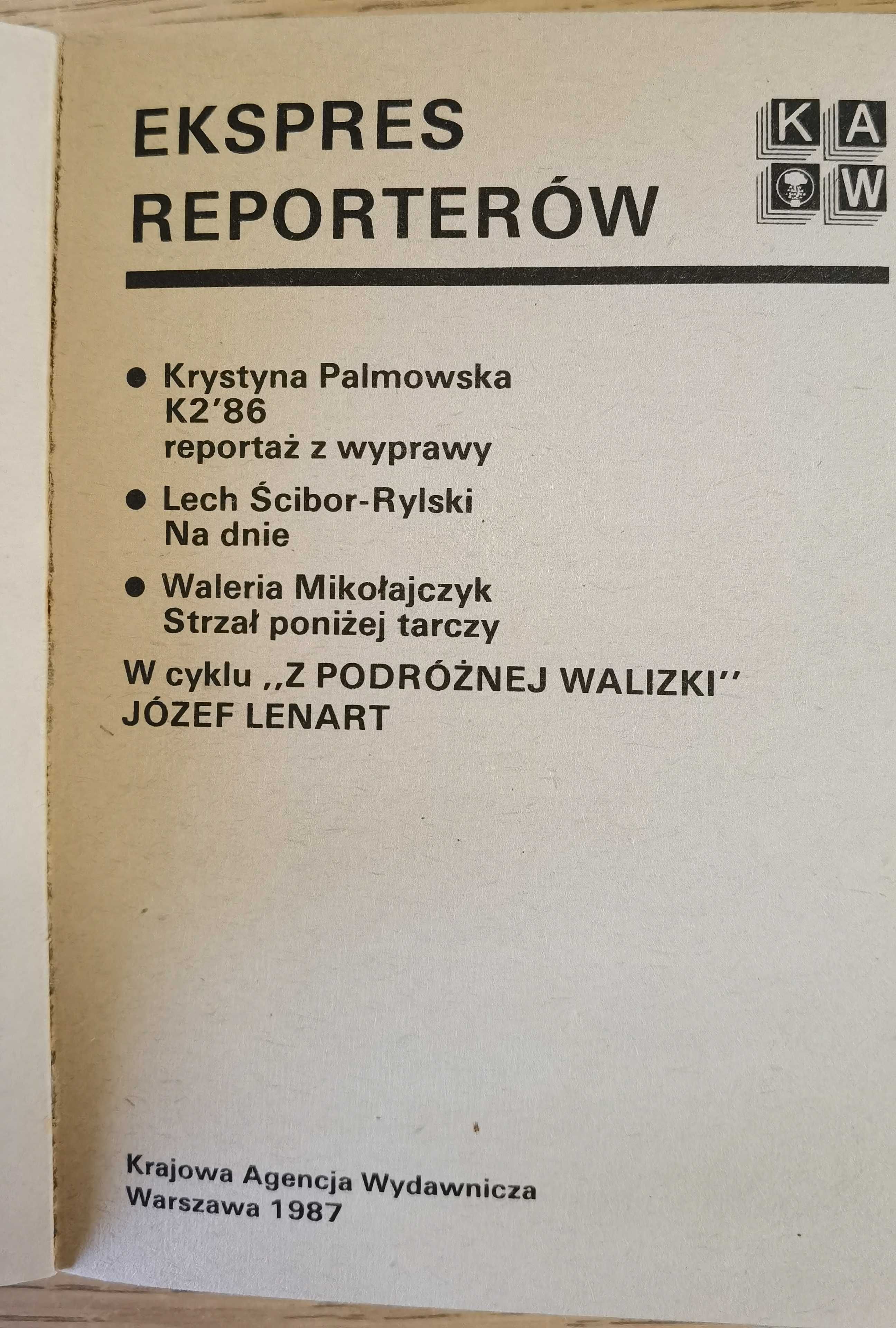 Śmierć czyha na K2, KAW 1987