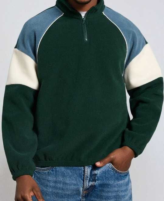 Новая чоловіча фліска на півзамку