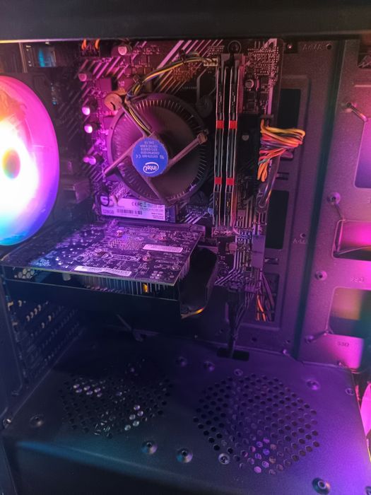 Игровой ПК i3 10100f ОЗУ 16gb m2 120gb hdd 1tb gforce gtx 1050ti блок