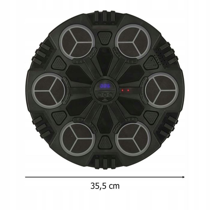 Tarcza Bokserska Dla Dzieci Na Ścianę Trenażer Bluetooth Led Licznik