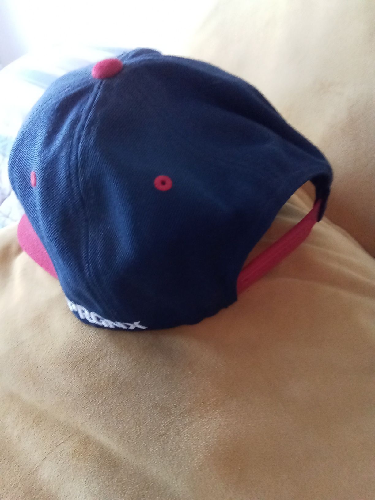 Cap/boné  Prgnx Oficial Crossfit progenex 3D - azul, vermelho e branco