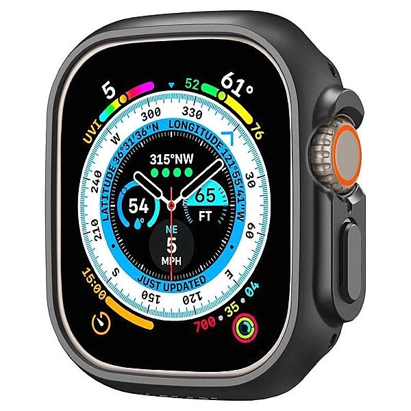Etui Spigen Thin Fit na Apple Watch Ultra (49 mm) - czarne