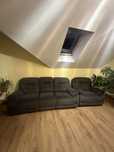 Tylko do niedzieli. Sofa + fotel, rozkladane siedziska, super wygodne
