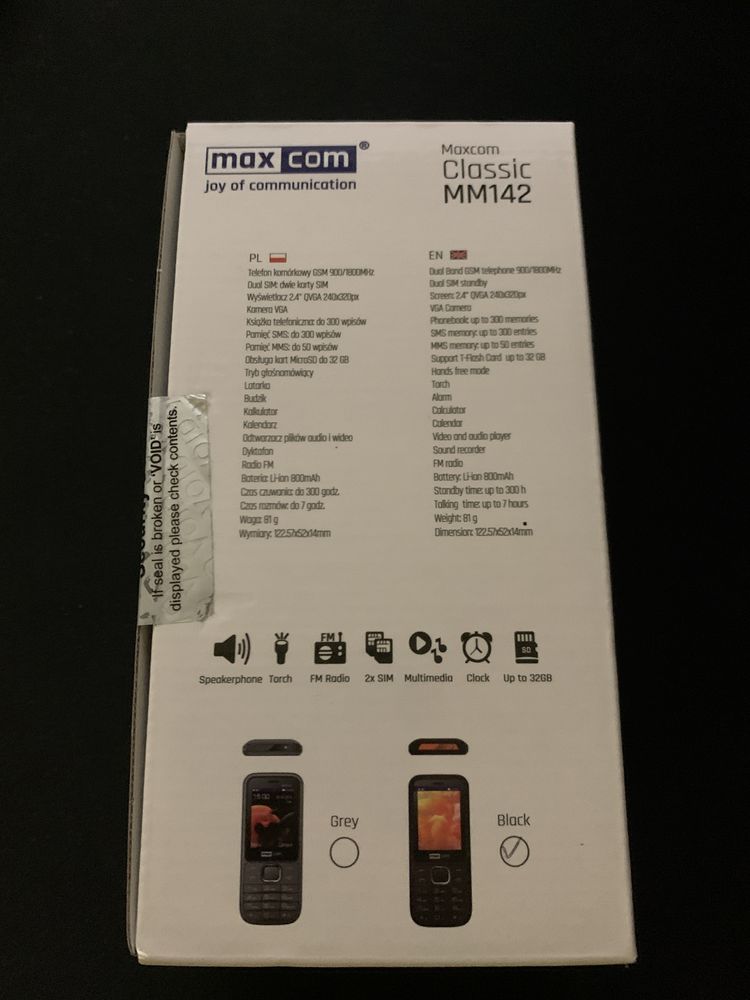 Telefon maxcom MM142