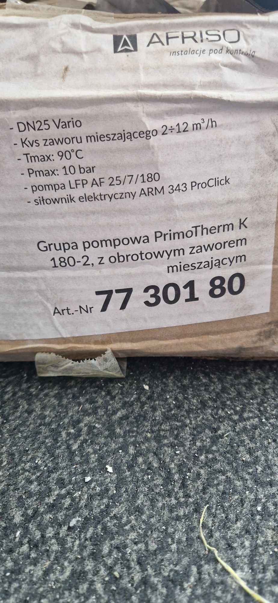 Grupa pompowa PrimoTherm 180-2 pompa LFP