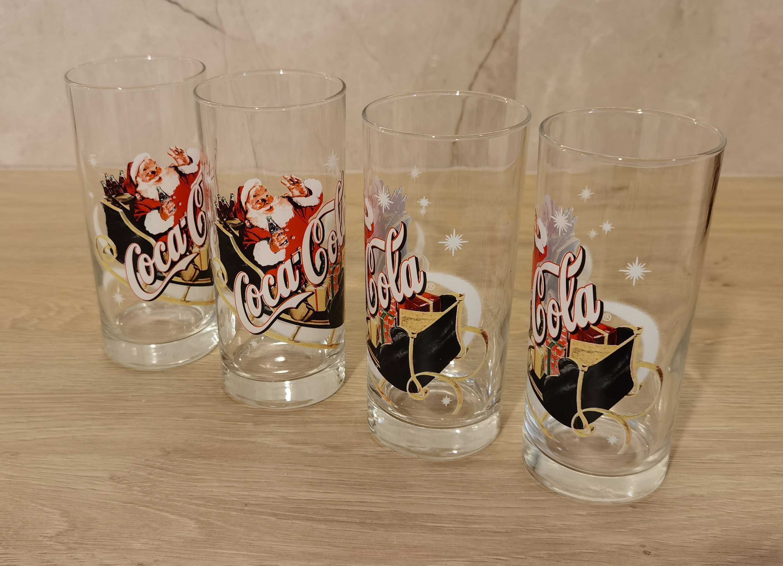 szklanka Coca-Cola świąteczna Mikołaj lata 90 Christmas nieużywana