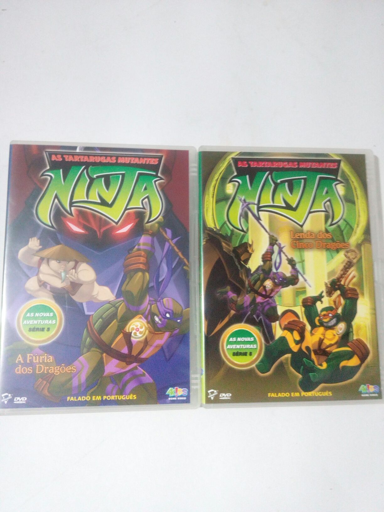 Pack 4 DVD: As Tartarugas Mutantes Ninja, série 5