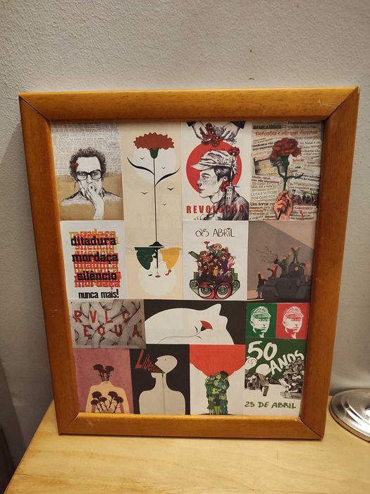 Quadros comemorativos do 25 de abril