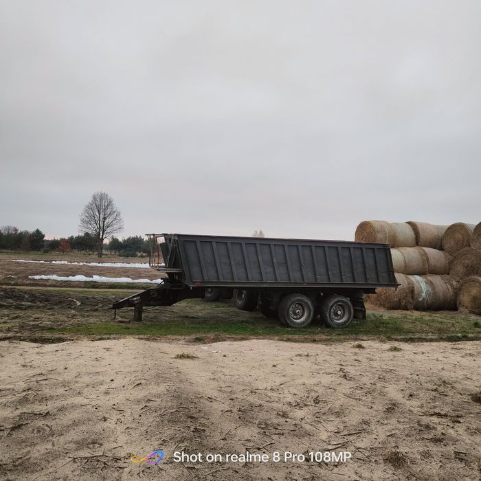 przyczepa skorupowa wywrotka 15 ton tandem
